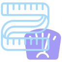 Services 7 Infographic titled 'Fitness and Weight Loss Program' illustrating exercise routines, balanced nutrition guidelines, and progress tracking methods for achieving health goals.